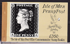 Мэн, 1990, 150 лет почтовой марке, буклет